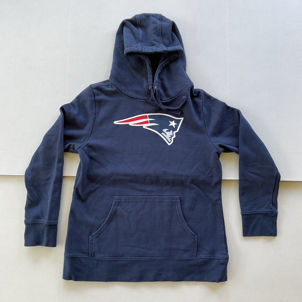 Fanatics NFL Pro Line Navy New England Patriots Hoodie Sweatshirt Men's Medium - Picture 1 of 3